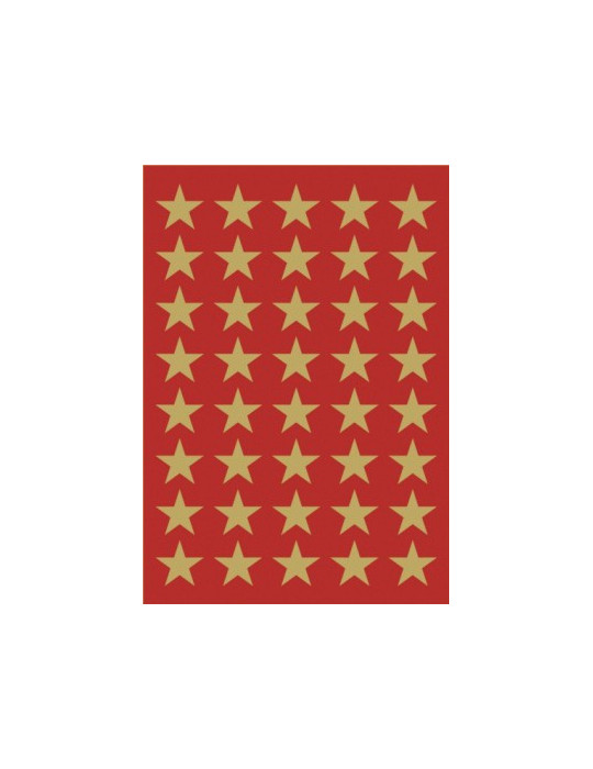 DECOR ÉTOILES 5 BRANCHES OR Ø13 mm