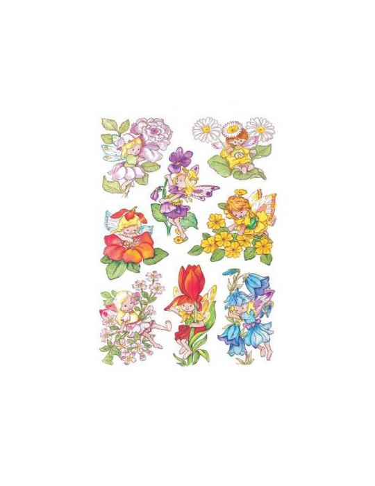 DECOR FLEURS ET ELFES