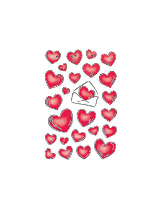 DECOR COEURS & LETTRES, ARGENTÉES