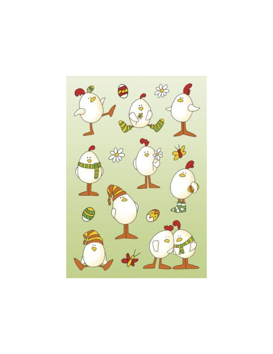 DECOR STICKER EIEREN, GLITTER