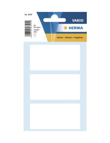VARIO ÉTIQUETTES BLANCHES 34x67