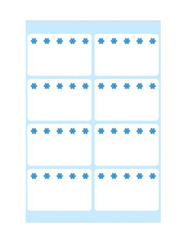 VARIO ÉTIQUETTES SURGELÉS BLANCHES