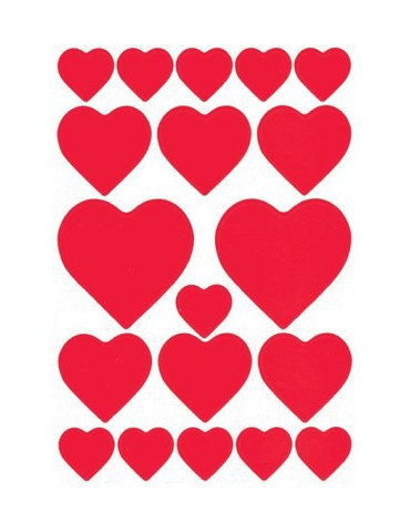 DECOR COEURS ROUGES