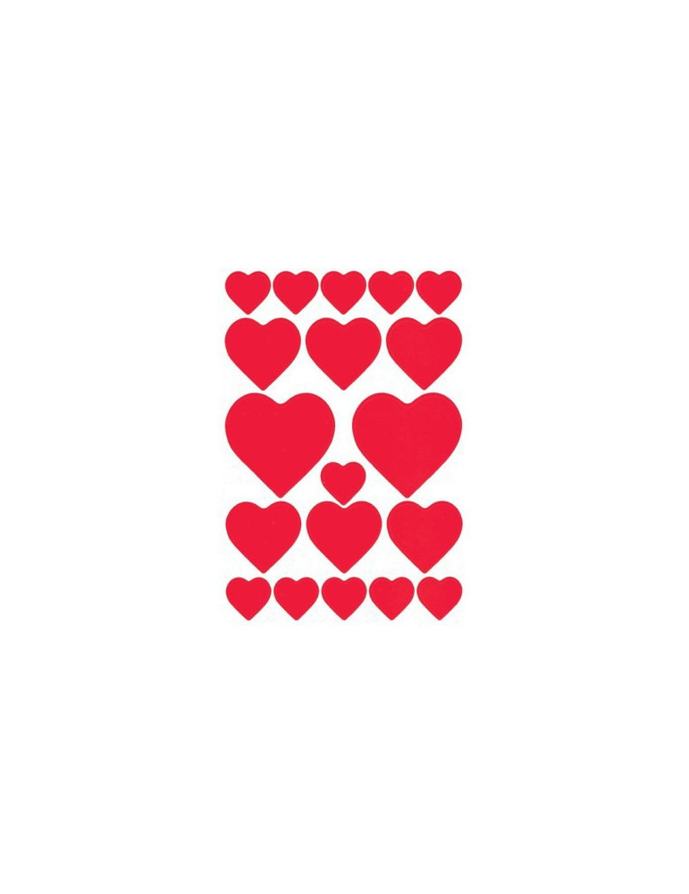 DECOR COEURS ROUGES