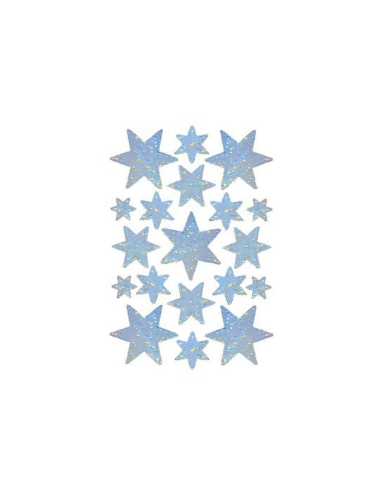 DECOR ÉTOILES, ARGENTÉES, HOLO