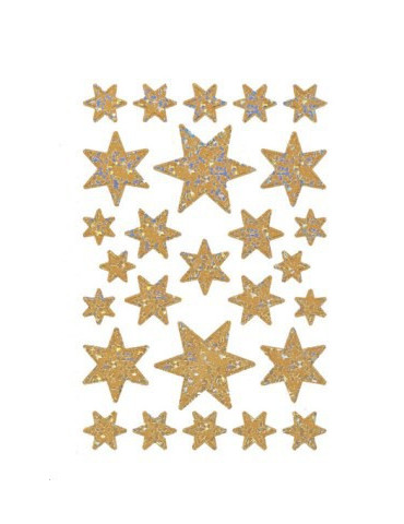DECOR ÉTOILES, OR/IRIS.