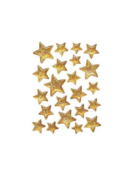 MAGIC STICKER KERST STER, STONE