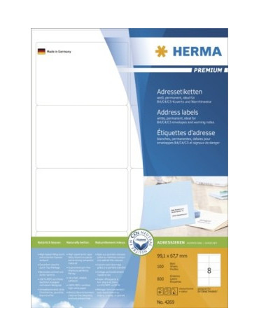 ÉTIQU. ADRESSE PREMIUM A4 100 99,1x67,7