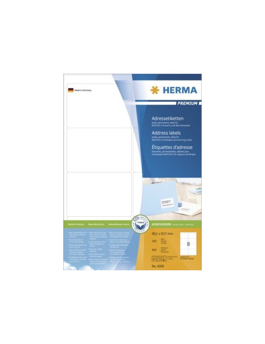 ÉTIQU. ADRESSE PREMIUM A4 100 99,1x67,7