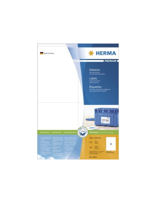 ÉTIQUETTES PREMIUM A4 100 105x144