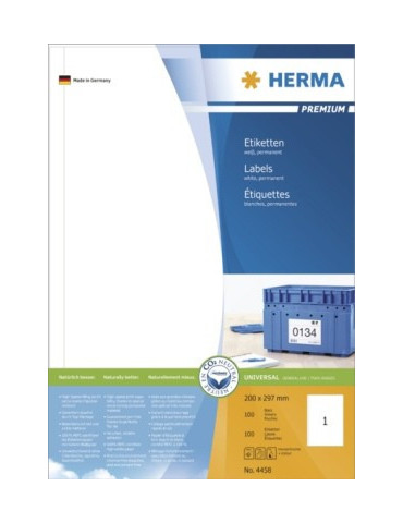 ÉTIQUETTES PREMIUM A4 100 200x297