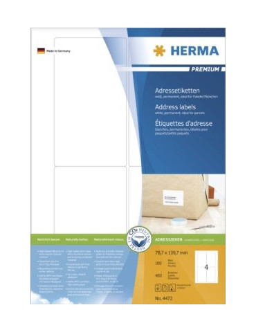 ÉTIQU. ADRESSE PREMIUM A4 100 78,7x139,7
