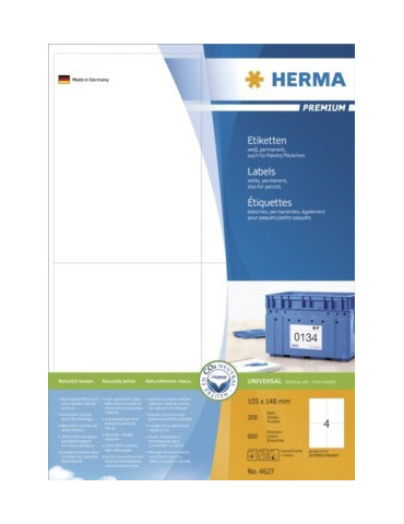 ÉTIQUETTES PREMIUM A4 200 105x148