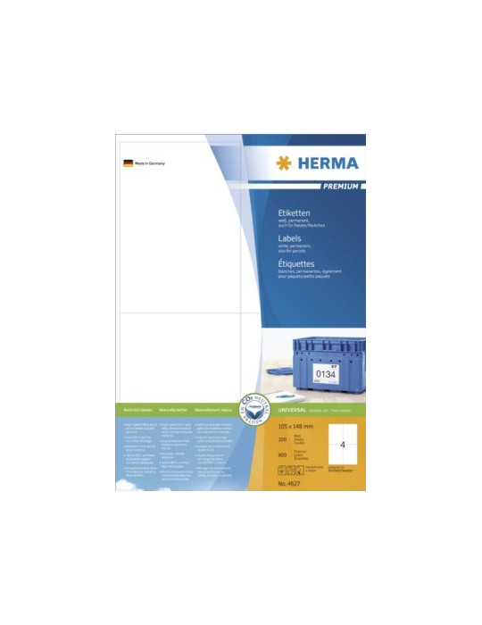 ÉTIQUETTES PREMIUM A4 200 105x148