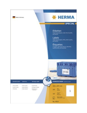 ÉTIQU. JET D'ENCRE A4 100 210x297