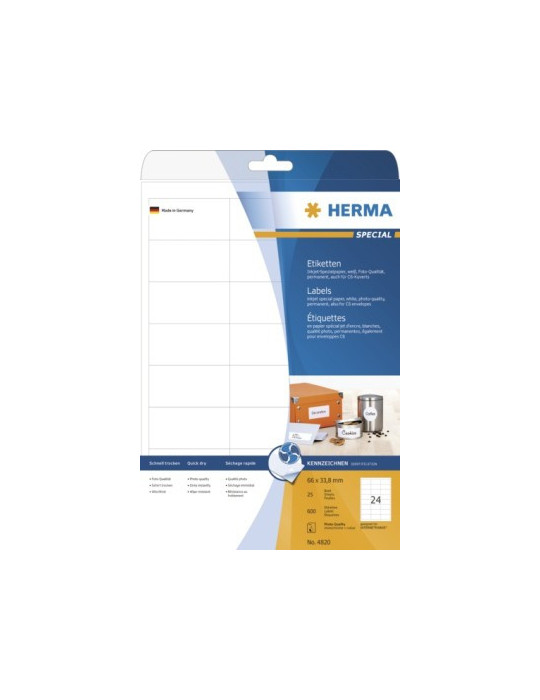 ÉTIQU. JET D'ENCRE A4 25 66x33,8