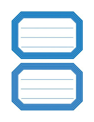 VARIO CAHIER BORD BLEU 82x55