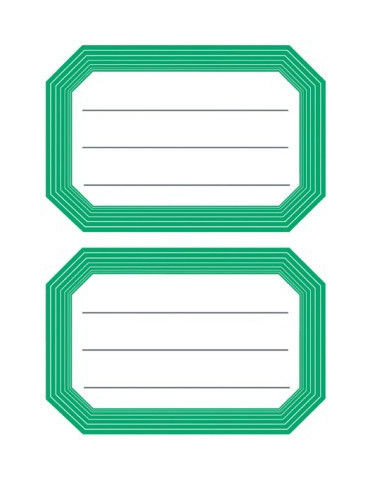 VARIO CAHIER BORD VERT 82x55