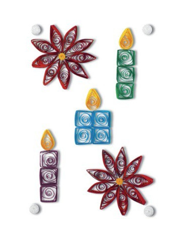 MAGIC* CHANDELLES DE NOËL, QUILLING