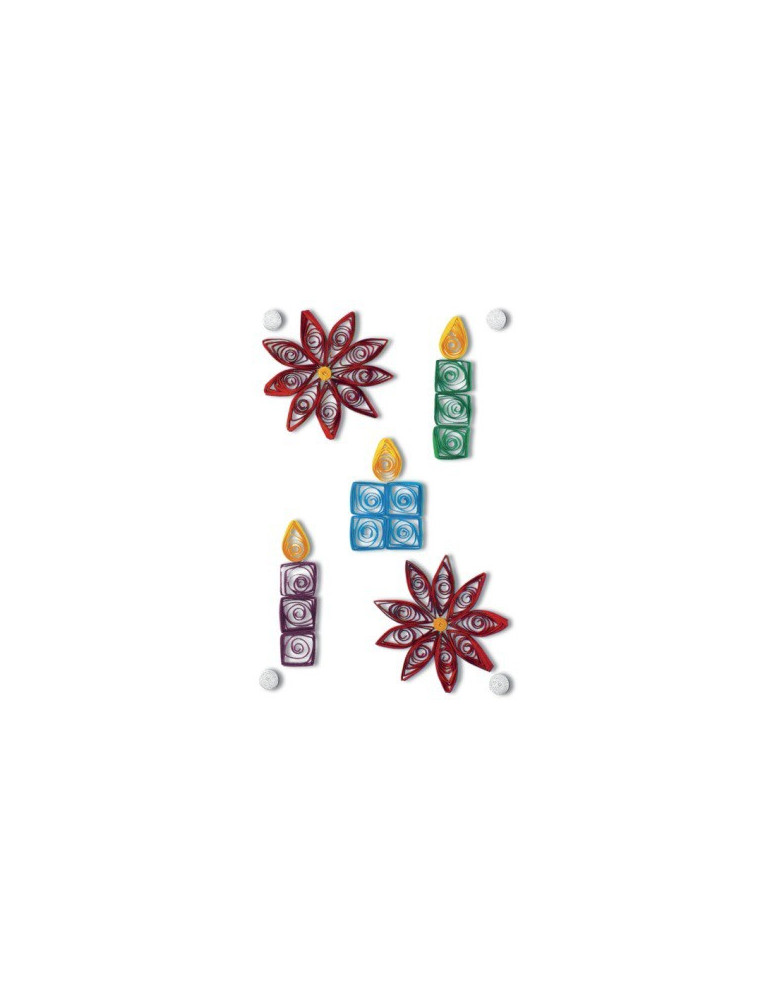MAGIC* CHANDELLES DE NOËL, QUILLING