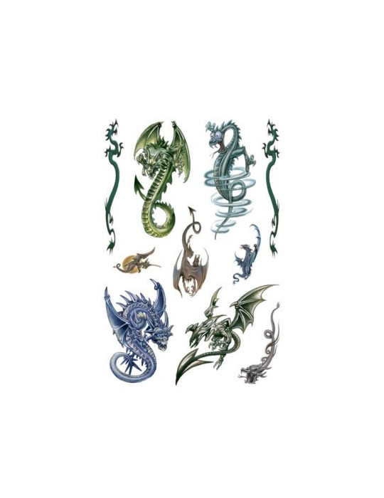 TATOUAGES ART COULEUR DRAGONS