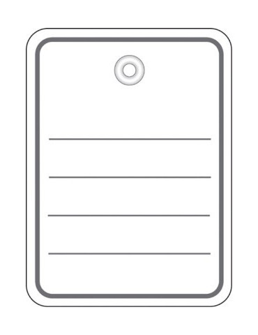 ÉTIQUETTES À SUSPENDRE 48x65