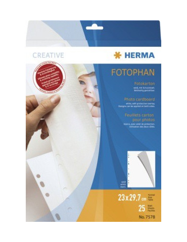 FEUILLET CARTON BLANC 25