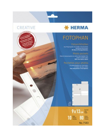 FOTOPHAN 9x13 POUR 8 PHOTOS BLANC