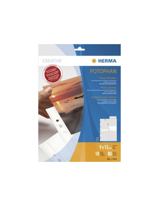 FOTOPHAN 9x13 POUR 8 PHOTOS BLANC