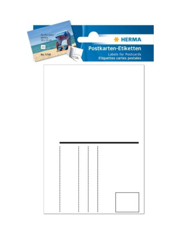ÉTIQUETTES CARTES POSTALES 95x145 mm