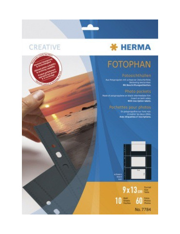 POCH. TRANSP. FOTOPHAN 9x13 NOIRES
