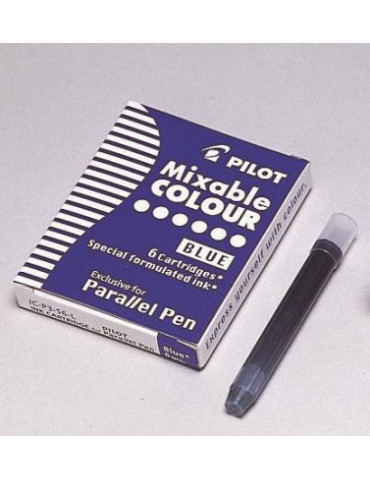 6 recharges bleu Parallel Pen