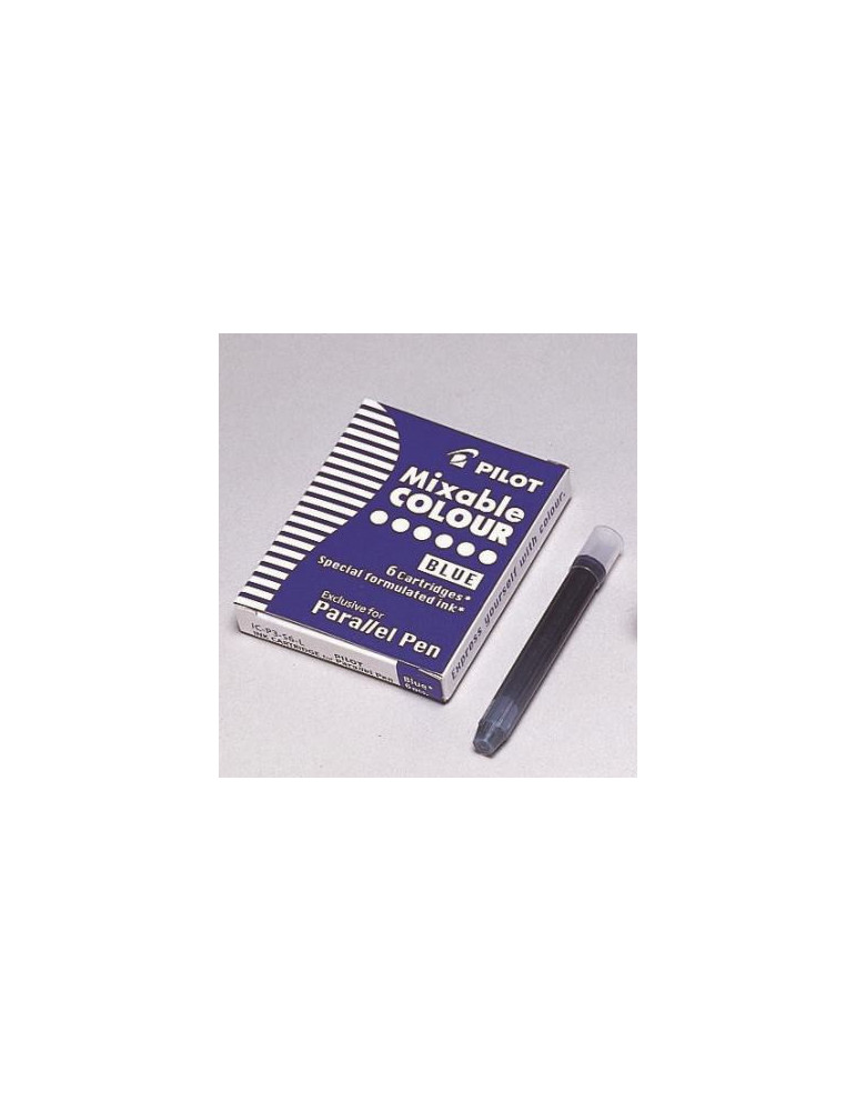 6 recharges bleu Parallel Pen