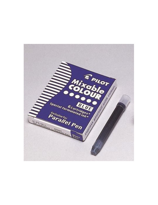 6 recharges bleu Parallel Pen