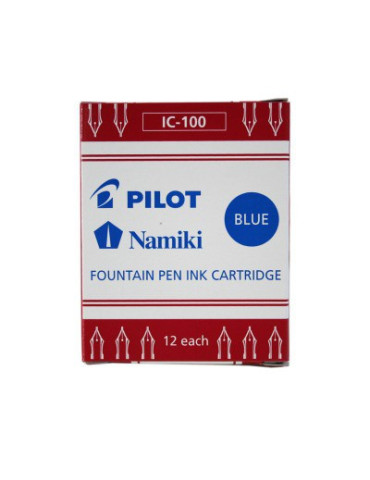 IC-100 Boite de 12 Cart.Pilot encre Bleu