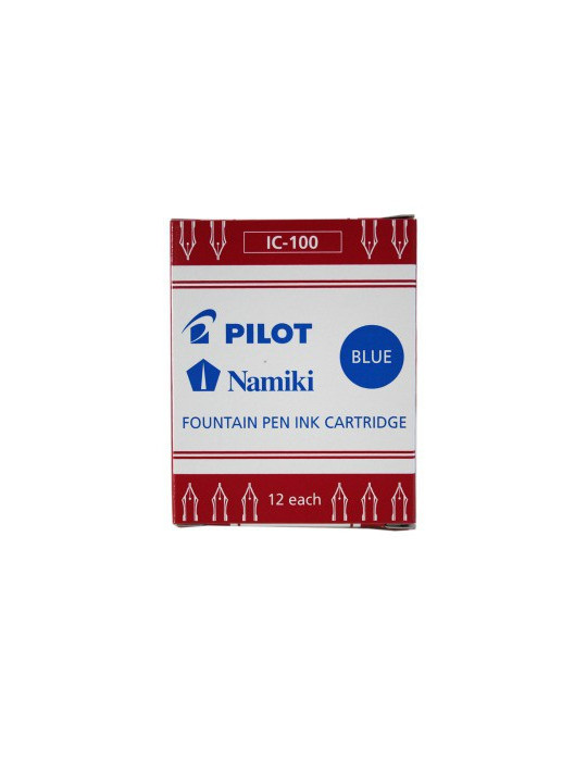 IC-100 Boite de 12 Cart.Pilot encre Bleu