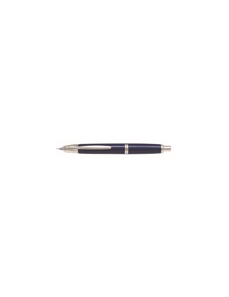 Stylo Plume Capless Rhodium Bleu Large