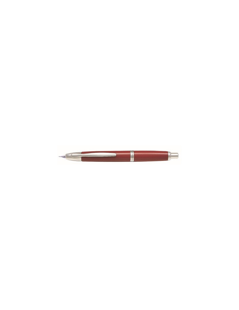 Stylo Plume Capless Rhodium Bordeaux Fin