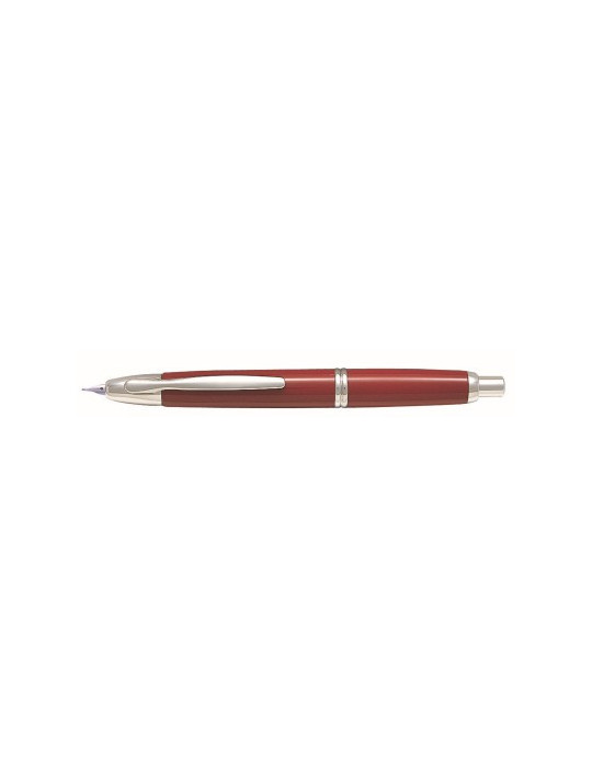 Stylo Plume Capless Rhodium Bordeaux Fin