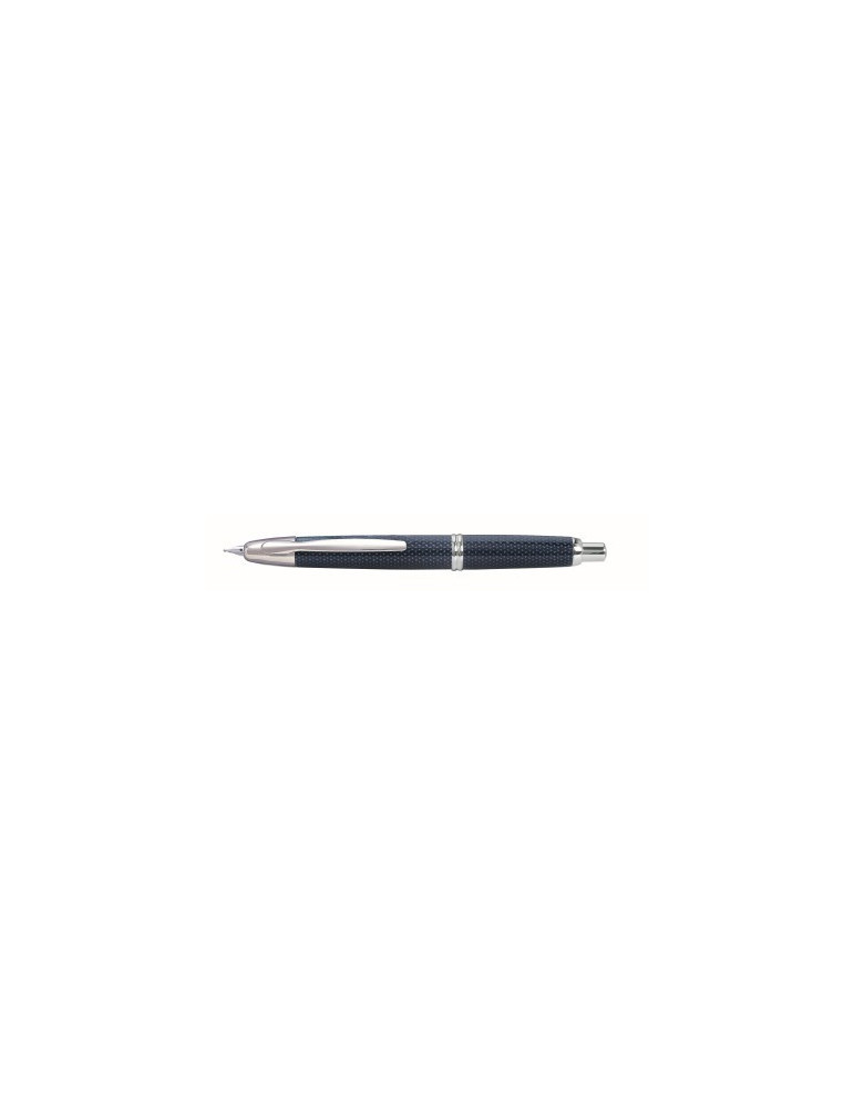 Stylo Plume Capless Rhodium Graphite Bleu Fin