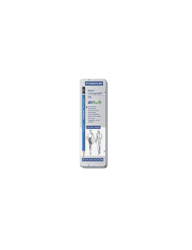 Mars Lumograph potlood - set 6 st