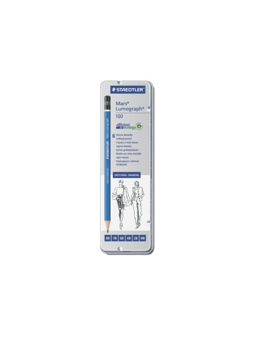 Mars Lumograph potlood - set 6 st