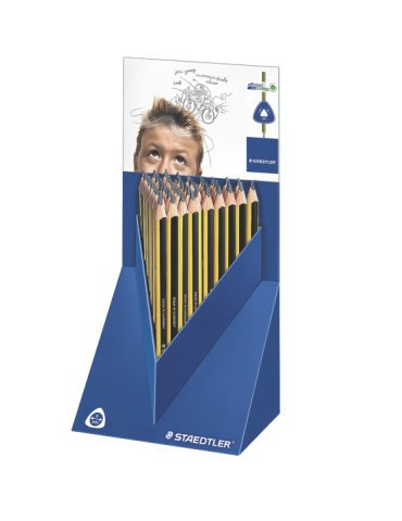 Noris jumbo driekantig potlood - display 48 st
