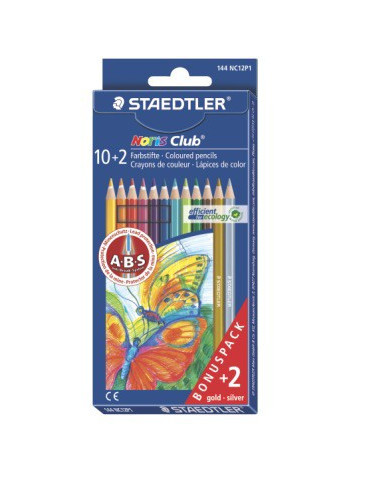 Noris Club crayon de couleur - set 10+2