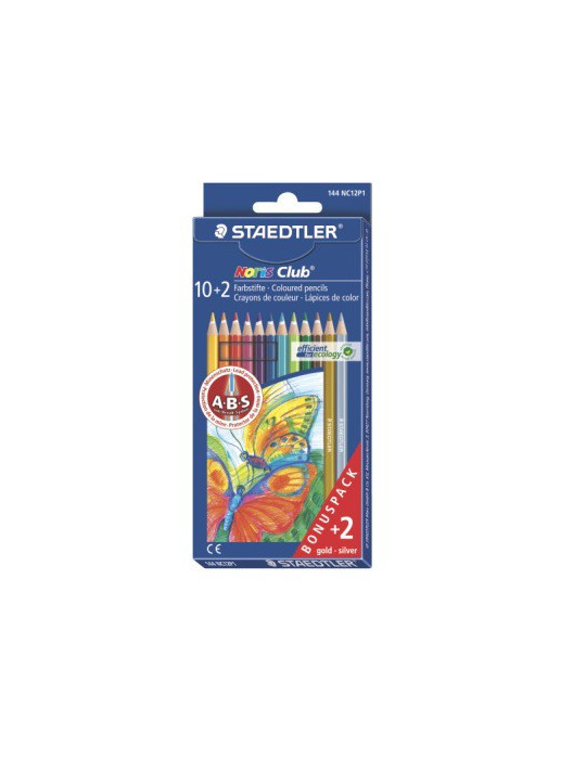 Noris Club crayon de couleur - set 10+2