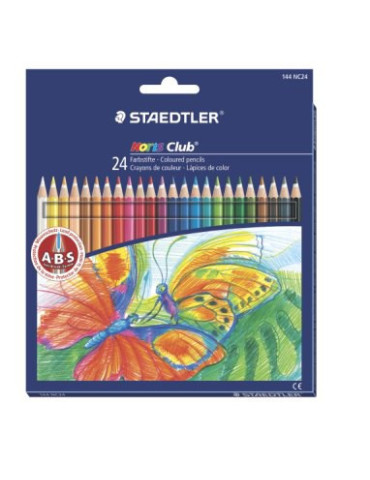 Noris Club crayon de couleur - set 24 pc