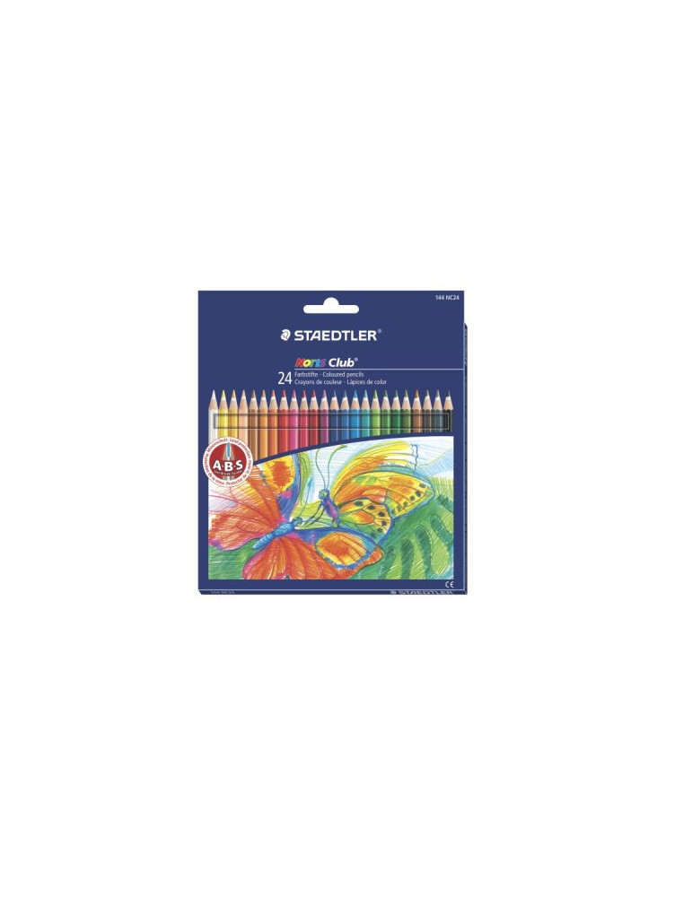 Noris Club crayon de couleur - set 24 pc
