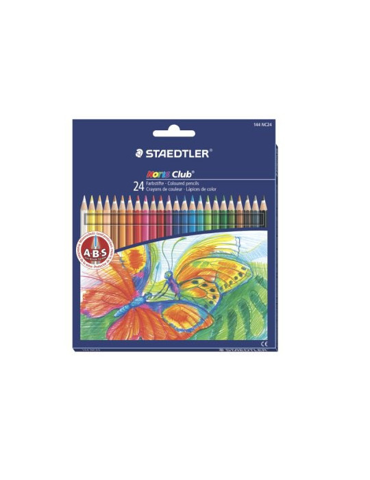 Noris Club crayon de couleur - set 24 pc