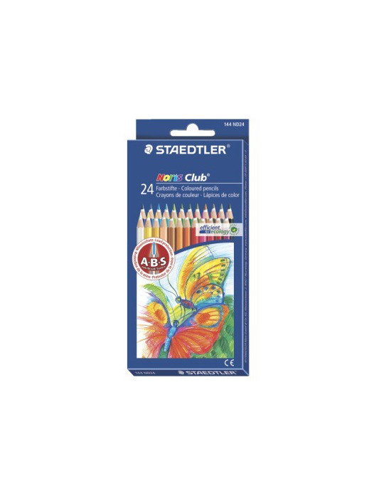 Noris Club crayon de couleur - set 24 pc