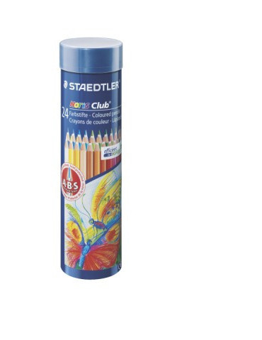 Noris Club crayon de couleur - étui mét. 24 pc